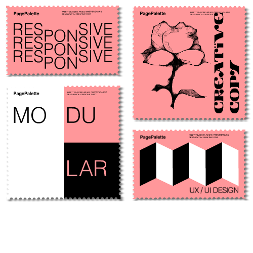 pagepalette - Responsive, Modular, UX/UI Design, Creative Copy